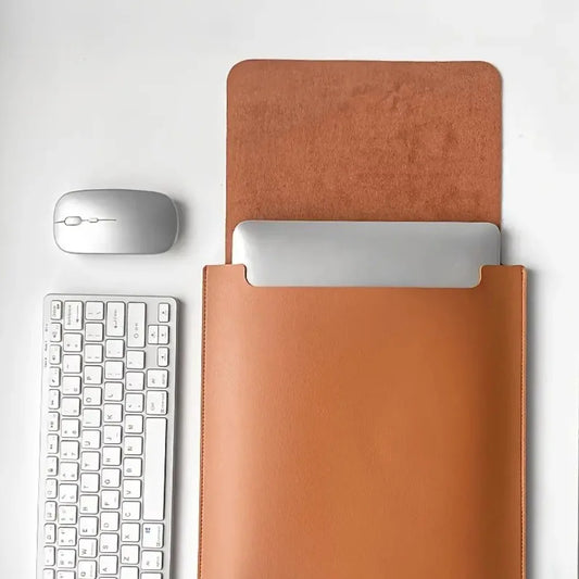 Laptop Bag, 13/13.3/14/15/15.4/15.6/16 Inch, Notebook Computer Mouse Pad, Pu Leather Bladder Bag, Computer Bag Accessories