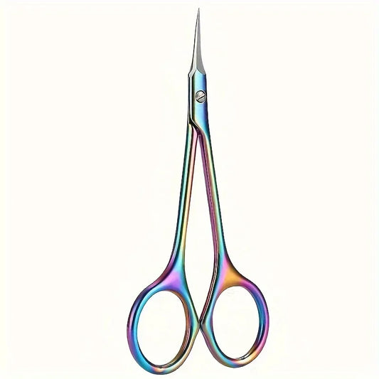 Manicure Scissors for Nail Care Stainless Steel Handle Cuticle Nipper Dead Skin Removal Scissors Beauty Tool