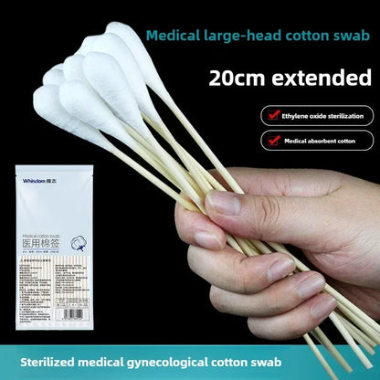 Medical Disposable Cotton Swabs, Degreased Cotton Swabs, Self-sealing Sterile Medical Gynecological Cotton Swabs
