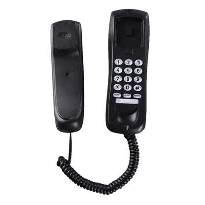 High Quality Landline Telephone with Mute and Redial Functions Easy Install Wall Phone Black/White