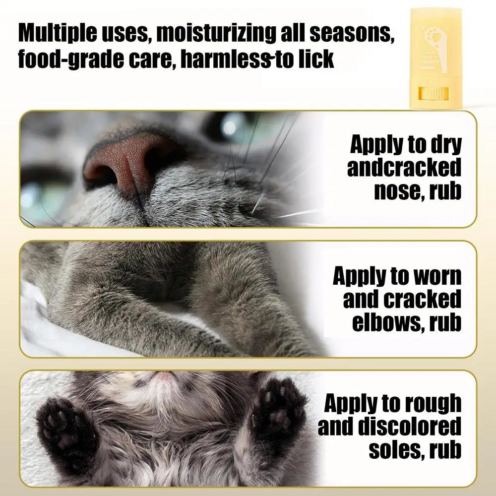 dog paw pad balm Cats Cat Paw Moisturizer Dog Balm Dog Paw Wax Coconut Oil Paw Pad Protection Balm Pet Supplies