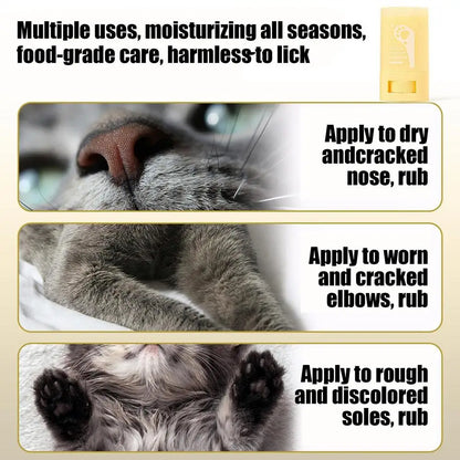 dog paw pad balm Cats Cat Paw Moisturizer Dog Balm Dog Paw Wax Coconut Oil Paw Pad Protection Balm Pet Supplies