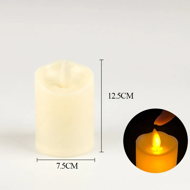LED Electronic Candles AAA Battery Models Suitable For Couples Candlelight Dinner Romantic Lighting Decorative Lamp