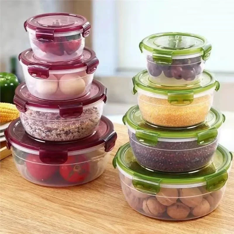 Fridge Organizer Food Storage Containers Fresh Fruit Refrigerator Storage Box Snack Sealed Jar Lunch box Kitchen organizer