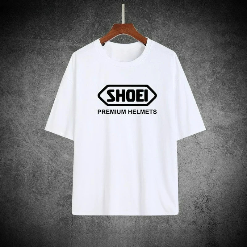 New Cool Motorcycle Enthusiasts Cycling Clothes High Street Men and Women Couples Summer New Lazy Wind Short Sleeves