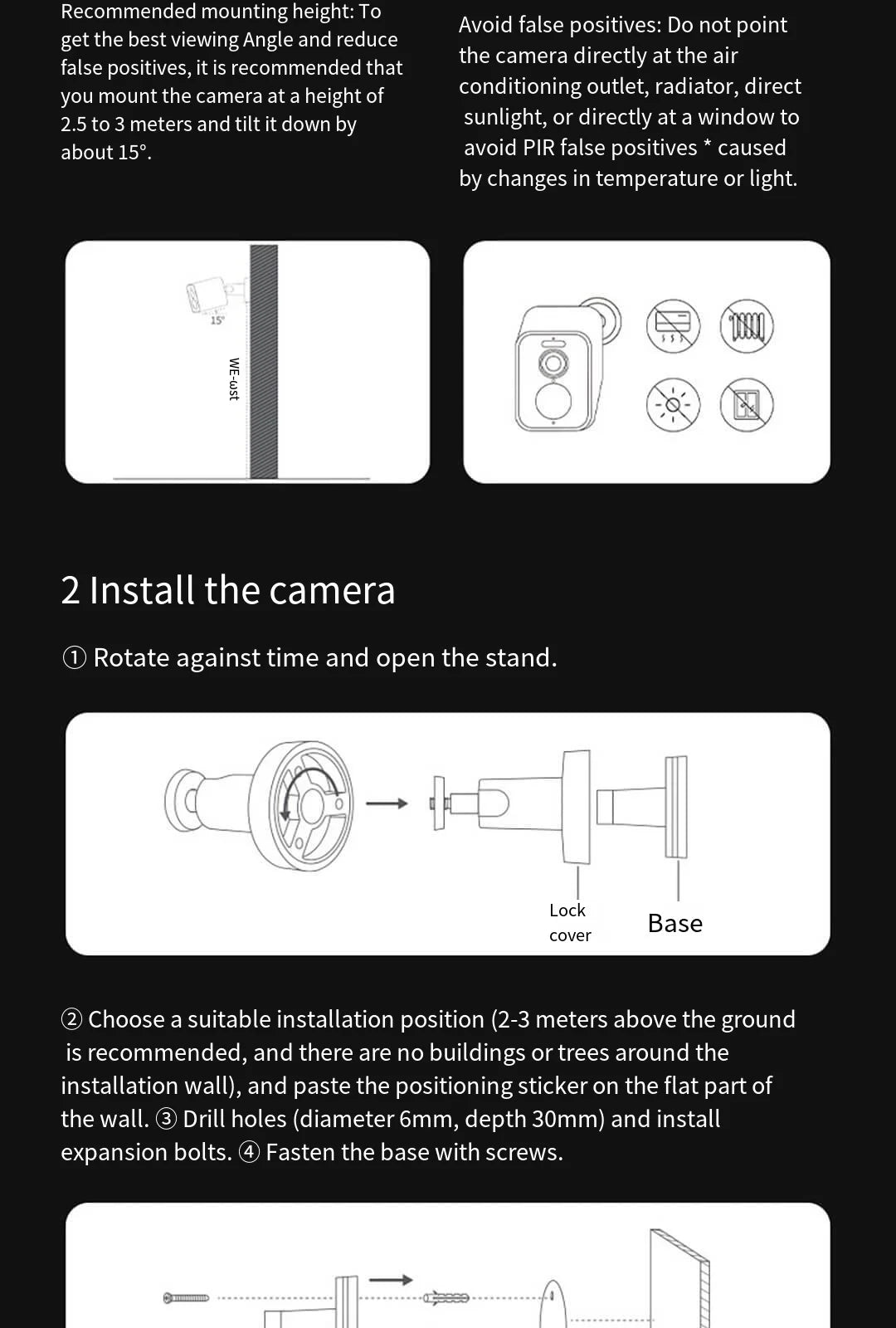 Xiaomi Mijia APP IP67 Waterproof 10000mah Battery Smart Outdoor IP Camera 2.5k HD  Wireless Security Infrared Night Vision Cam