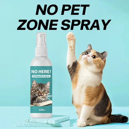 Pet Exclusion Zone Spray Cat Repellent Induction Spray to Prevent Disorderly Urine Non-Toxic Pet-Friendly Animal Control