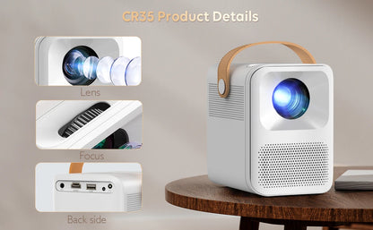 Bluetooth Support Mobile Phone Home Theater Projector Bluetooth Mini 4k Android 9 Projector