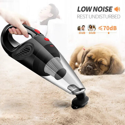 Cordless Handheld Vacuum Small Car Vacuum Cleaner Portable Wireless Hand Vacuum for Car Home Office Pet Hair Wet & Dry Cleaning