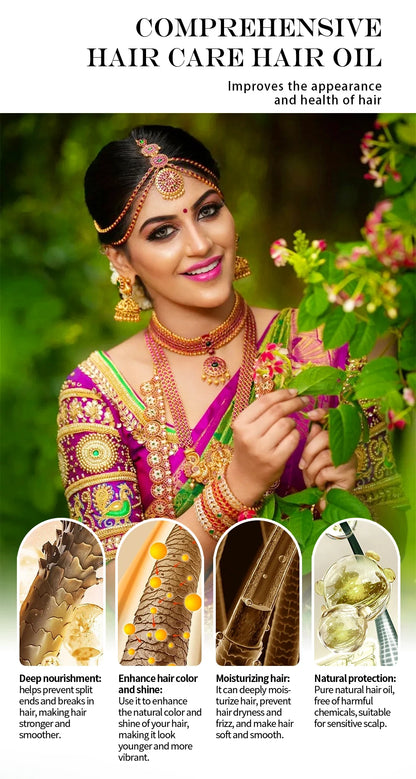Ayurvedic Hair Growth Oil India Adivasi herbal Hair Growth Oils Anti Hair Loss Fast Regrowth Thicken Serum Hair Growth Products