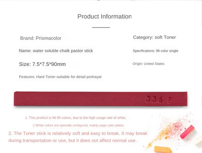 Prismacolor Artist Chalk Stick Professional Pastel Stick Square Chalk Stick 24/96 Colors Coloring Drawing Beginner Art Supplies