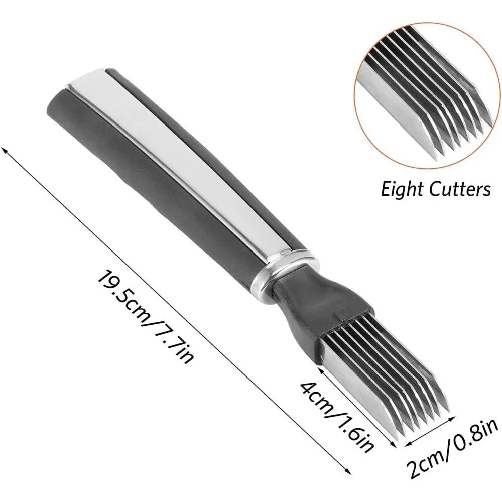 JJYY Garlic Shredders Onion Slicer Cut Onions Vegetable Grater Cutter Multi-slicer Vegetable Tools Shredders Onion Knife