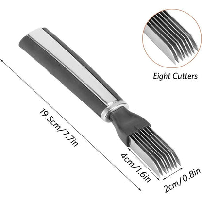 JJYY Garlic Shredders Onion Slicer Cut Onions Vegetable Grater Cutter Multi-slicer Vegetable Tools Shredders Onion Knife