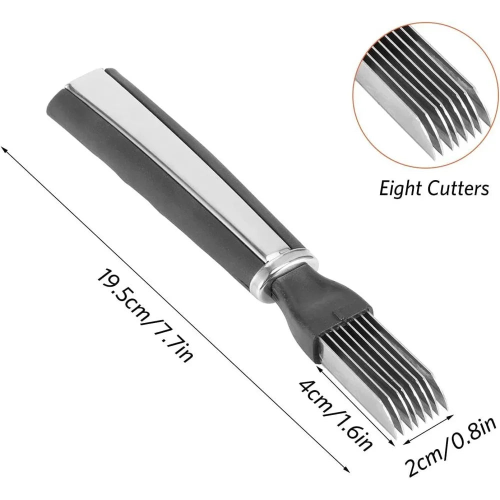 JJYY Garlic Shredders Onion Slicer Cut Onions Vegetable Grater Cutter Multi-slicer Vegetable Tools Shredders Onion Knife