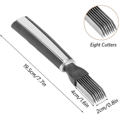 JJYY Garlic Shredders Onion Slicer Cut Onions Vegetable Grater Cutter Multi-slicer Vegetable Tools Shredders Onion Knife