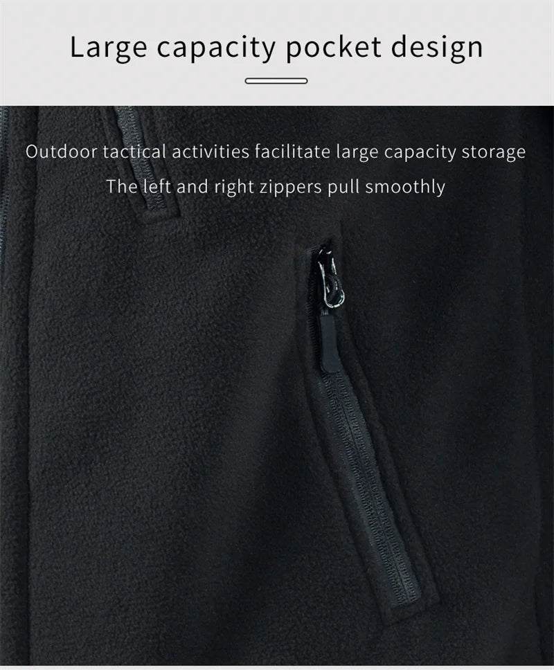 Winter Tactical Fleece Jacket Military Army Jacket Thermal Warm Camouflage Work Coats Mens Clothes Husband  Field Jacket Outwear