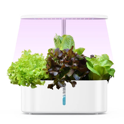 Hydroponics Growing System Indoor Garden Herb Garden Kit Indoor with LED Grow Light Quiet Smart Water Pump Automatic Timer Plant