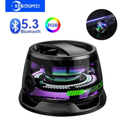 Bluetooth 5.3 Speaker Magnetic Speaker Portable Mini Speaker Multifunctional RGB Loudspeaker Subwoofer for PC Macbook XIAOMI