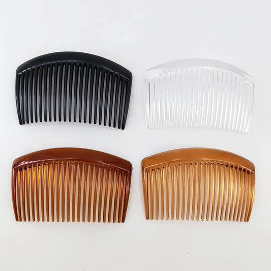 32pcs (9 teeth +11 teeth +17 teeth +23 teeth) 4 styles of 4 colors each 2 retro plastic hair comb set for women