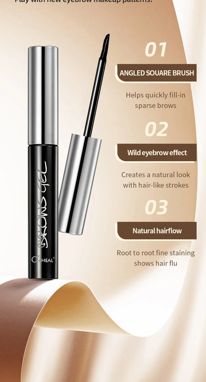 Ocheal Easy Peel Off Eyebrow Gel Tattoo Tint Semi-Permanent Eyebrow Gel Waterproof Long-Lasting Black Brown 3D Mascara Serums
