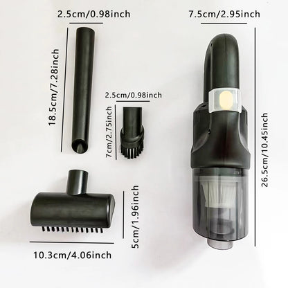 5KPa Cordless Handheld Vacuum - Rechargeable for Pet Hair, Car & Home, Lightweight for Sofa & Office