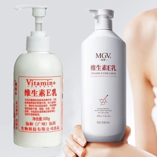 Body Lotion, Vitamin E Lotion: Moisturizing for Whole Body, Ideal as Face Cream, Body Lotion and Hand Cream