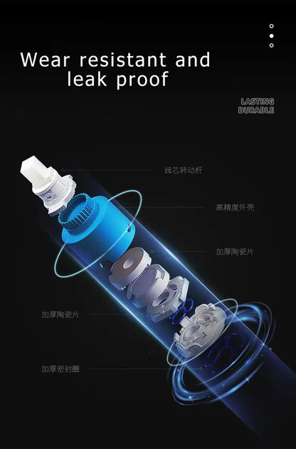 Dish sink faucet wall mounted double hole household sink sink sink sink sink wall outlet hot and cold water universal faucet