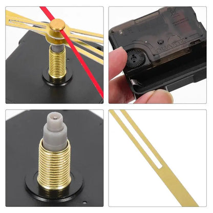 Wall Clock Movement DIY Kits Clock Parts Quartz Clock Movement Replacement Plastic Clock Mechanism Wall Clock Accessories