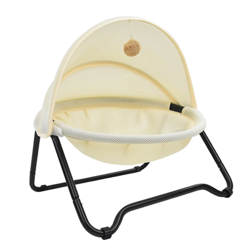 This floating pet bed has the features of moisture-proof, breathable, detachable, easy to clean, scratch-resistant and durable.