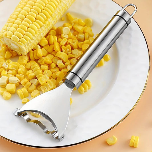 1pcs/kitchen corn peeling stainless steel corn planer household corn peeling manual fresh corn thresher