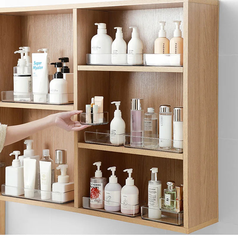 Clear Drawer Organizer Boxes Transparent Plastic Storage Box Desktop Acrylic Box Jewelry Makeup Cosmetic Organizer Drawer Box