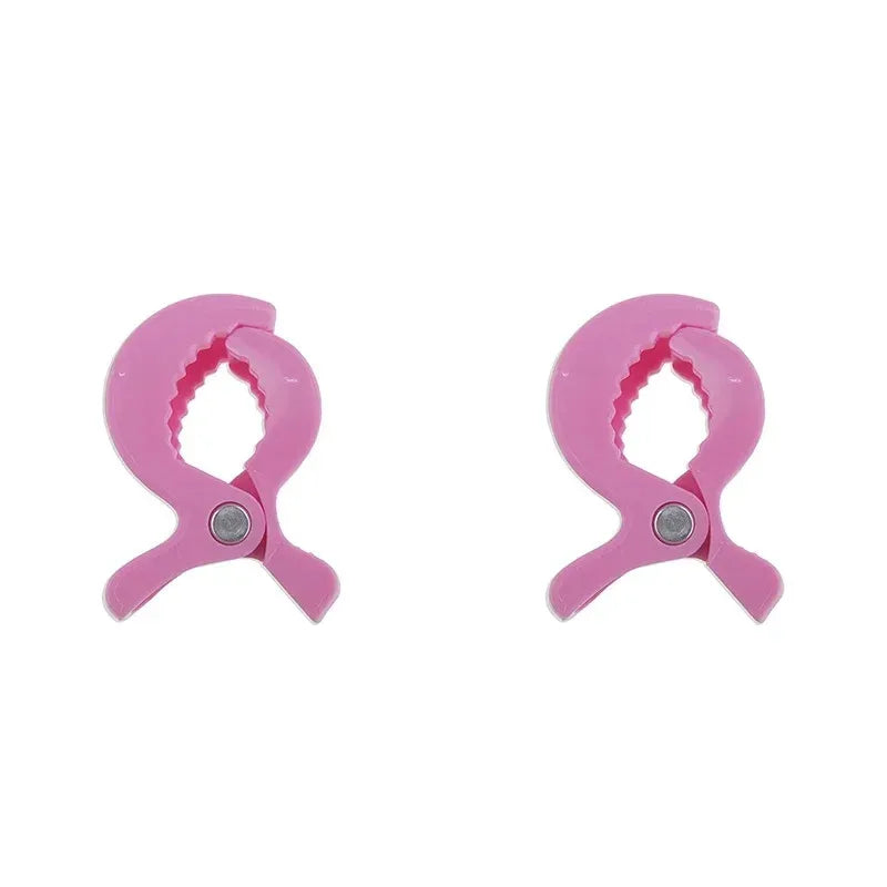 1-4pcs Baby Stroller Clamp Alligator Clip Pram Peg Portable Stroller Hook Baby Car Seat Clips Toddler Baby Stroller Accessories