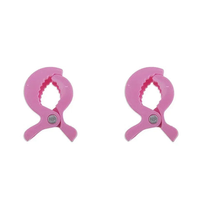 1-4pcs Baby Stroller Clamp Alligator Clip Pram Peg Portable Stroller Hook Baby Car Seat Clips Toddler Baby Stroller Accessories