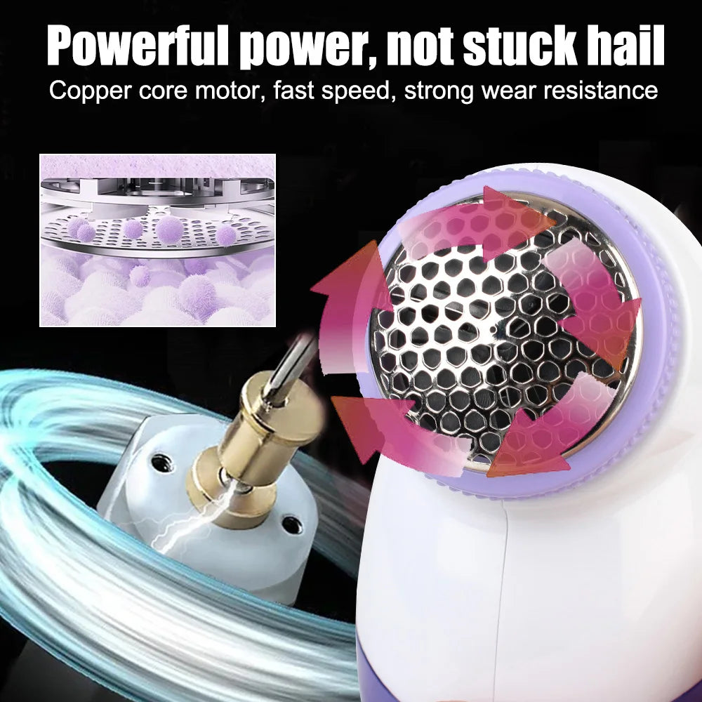 Fabric Sweater Fuzz Pills Shaver Electric Clothing Lint Pills Removers Random Color Clothes Fluff Pellets Cut Machine Portable