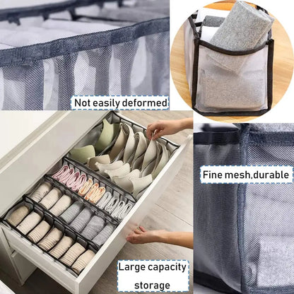 Closet Organizer Underwear Organizer For Wardrobe Clothes Organizers Cabinets Drawer Organizers Bra Socks Storage Organizer Box