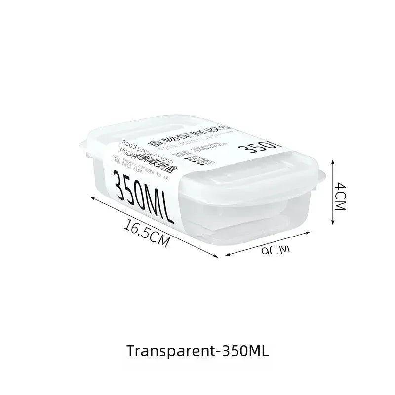 Modern Simple Style Portable Fridge Classification Preservation Box Meat Box Cold Storage Bento Onion Garlic Sub-box