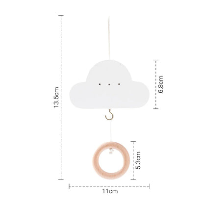 Newborn Baby Rattles Toys 0-12 Months Soft Felt Whale Bed Bell Infant Mobile Crib Hanging Musical Carousel Toy Boys Girls Gift