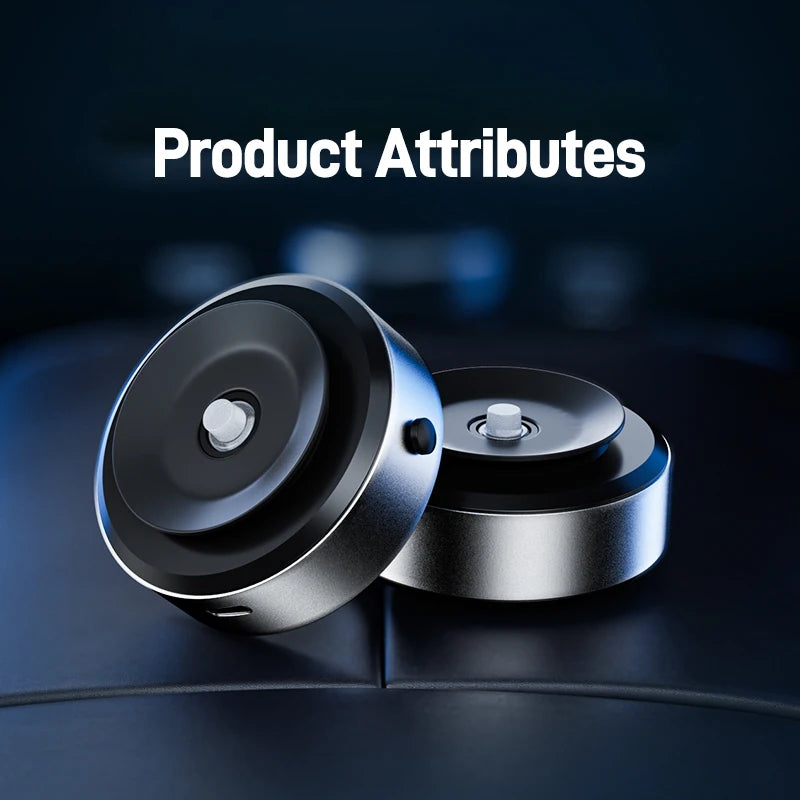 Magnetic Mobile Phone Holder Intelligent Car Mount Cell 360°Rotation Black Technology Stable  Suction Universal  Vacuum Adsorpti