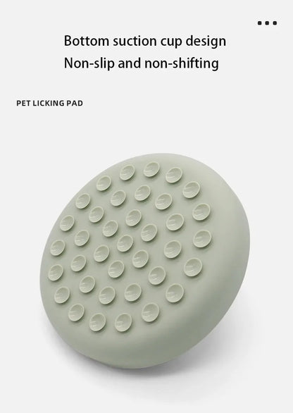 Non-slip Silicone Pet Slow Food Bowl Anti-choking Anti Knockover Cat Slow Feeder Mat with Suction Cup Dog Accessories