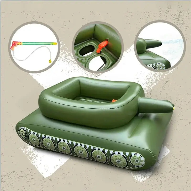 PVC Inflatable Water Toys Inflatable Tank Floating Mat Swimming pool Strong Buoyancy floating bed