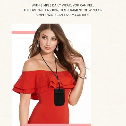 RFID-Blocking Hidden Bra Wallet Protect Your Passport with Adjustable Elastic Strap Money Pouch Bag Invisible Ultra-thin Wallet