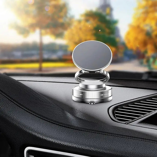 Foldable Auto Phone Mount Magnetic Phone Holder for Car Vehicle Smartphone Stand Cradle Rotating Cellphone Bracket