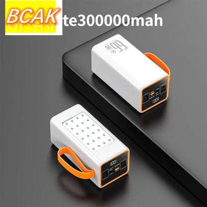 BCAK Brand Upgraded Version Super power bank fast charging with LED Super Large Capacity 500000mah 100000mah 200000mah 300000mah