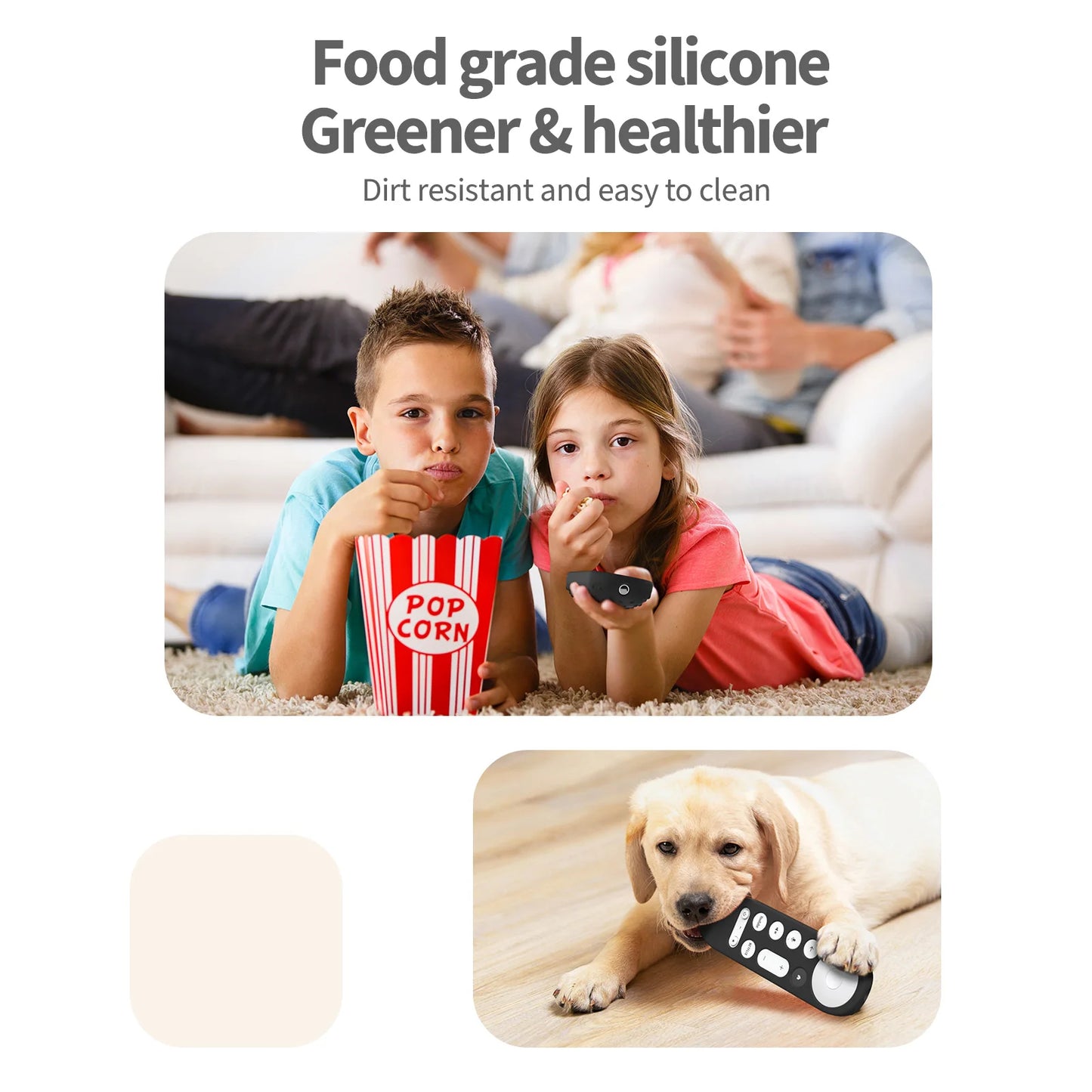 For Google Silicone Remote Controller Cases Protective Covers For Google TV Streamer 4K TV 2024 for Google GY3LE Remote Controll