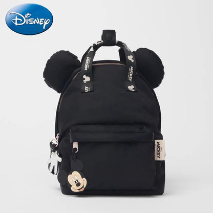 Disney Mickey Backpack Cartoon Fashion Kindergarten Children's School Bag Trendy Casual Children's School Bag Boy's School Bag