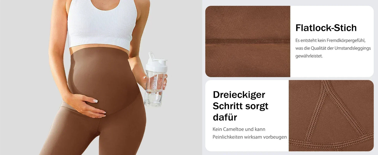 Maternity Leggings Spring, Summer and Autumn New Outer Wear Fashion Sports Yoga Shark Pants Special Belly Support Pregnant Women