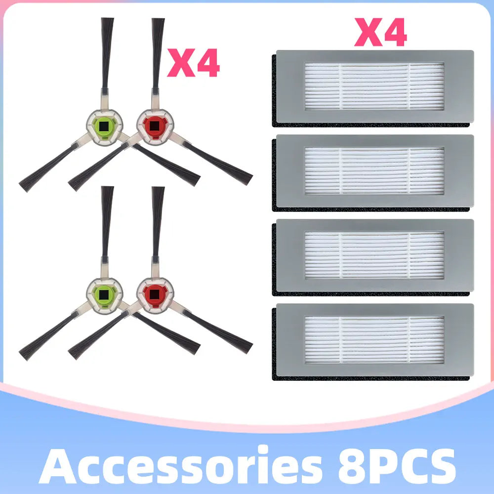 For iRobot Roomba Combo 111 / 113 R113840 Main Side Brush Hepa Filter Mop Cloths Replacement Part Robot Vacuums Accessory