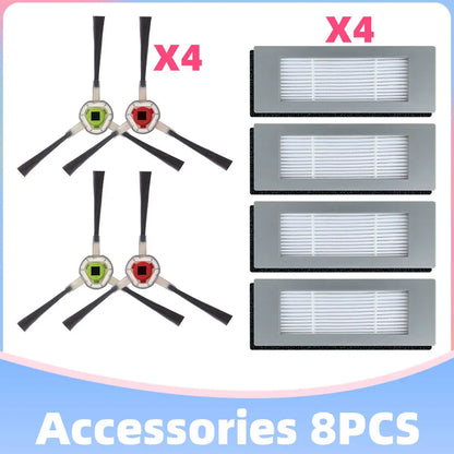For iRobot Roomba Combo 111 / 113 R113840 Main Side Brush Hepa Filter Mop Cloths Replacement Part Robot Vacuums Accessory