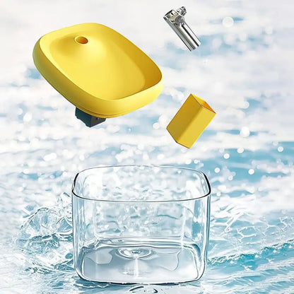 1.5L Cat Drinking Fountain Large Capacity Removable Pet Water Feeder Anti-Dry Burning Quiet Operation Automatic Water Dispenser