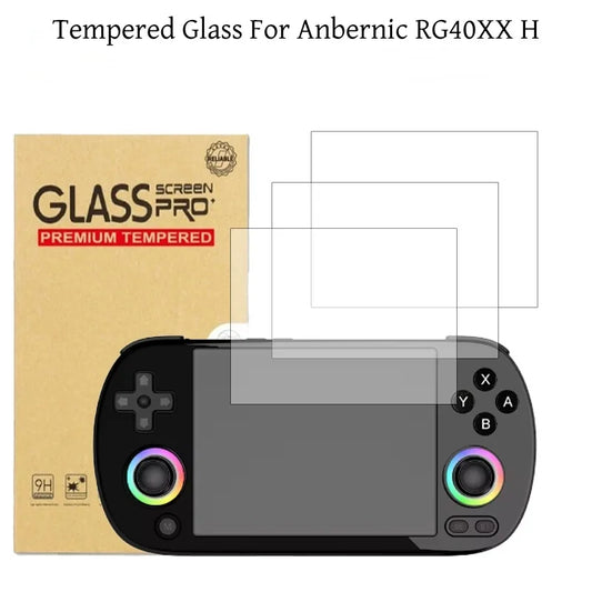 Anbernic RG40XX H Screen Protector Film Game Console RG40XXH Tempered Glass Screen Protectors Films Accessories
